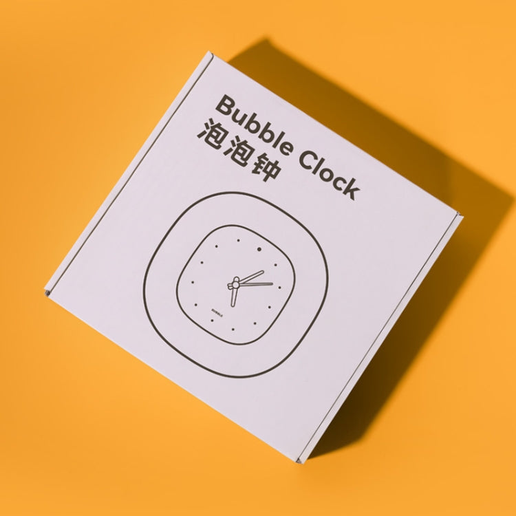 H-C-07 Living Room Home Bedroom Silent Clock Quartz Wall Watch(Cream Yellow) by bashfashion