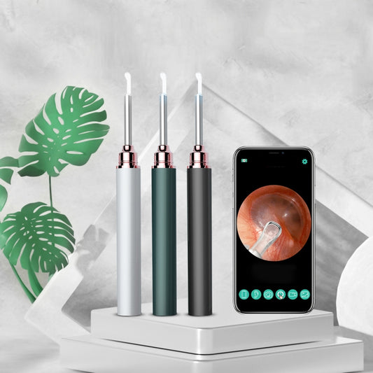 TES02 WIFI High-definition Intelligent Visual Ear Scoop(Ink Green) by bashfashion