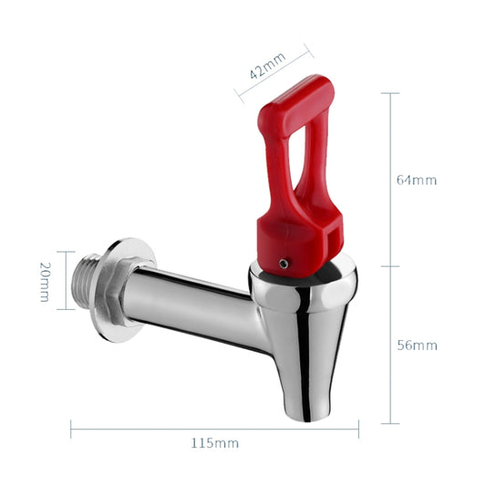 Insulation Bucket Faucet Accessories Milk Tea Water Mouth, Style: Pressing Switch 4 Points by bashfashion