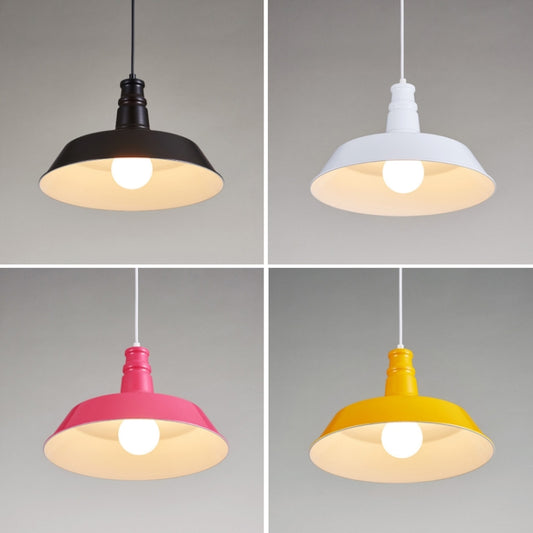 Bedroom Dining Bar Wrought Iron Single Head Chandelier, Without Bulb 36cm (Yellow) by bashfashion