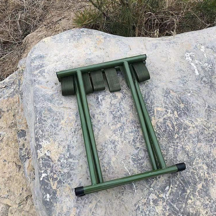 Lacquer Thickened Folding Stool Fishing Stool(Green) by bashfashion