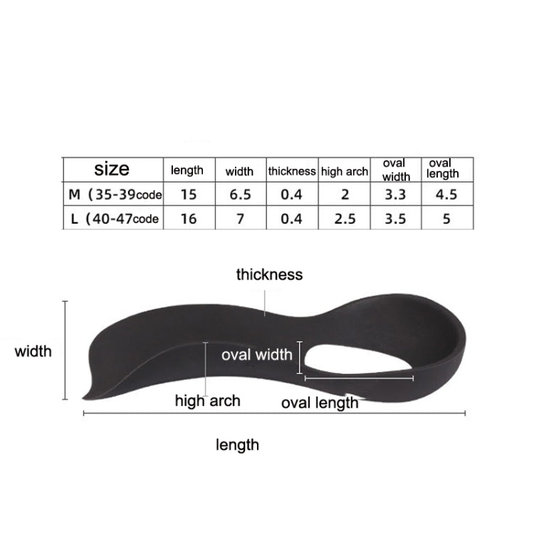 1 Pair Flat Foot Bow Corrected XO Leg Orthopedic Insole, Size: L (Black) by bashfashion