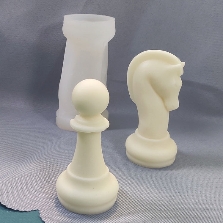 2 PCS Chess Aromatherapy Candle Silicone Mold Crystal Epoxy Mold, Specification: Bishop LZ-19 by bashfashion