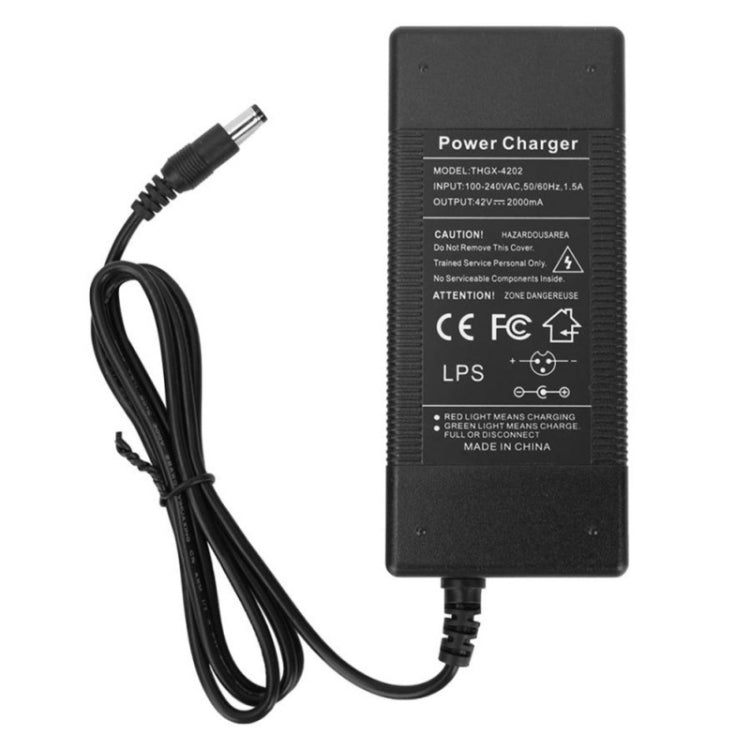 Electric Scooter 42V 2A 2.2mm DC Head Charger For 8 inch KUGOO/S1S2S3/ETWOW(US Plug) by bashfashion