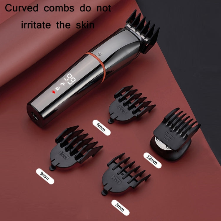 6 in 1 Household Multifunctional Hair Clipper Electric Shaver, Model: LK-860 Orange by bashfashion