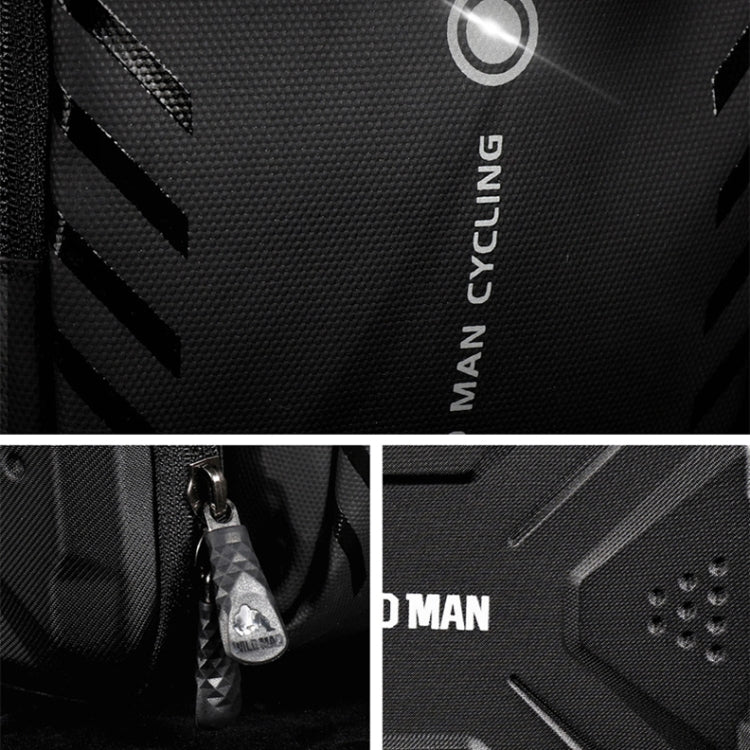 WILD MAN GS6 4L Outdoor Cycling Waterproof Bicycle Bag(Black) by WILD MAN