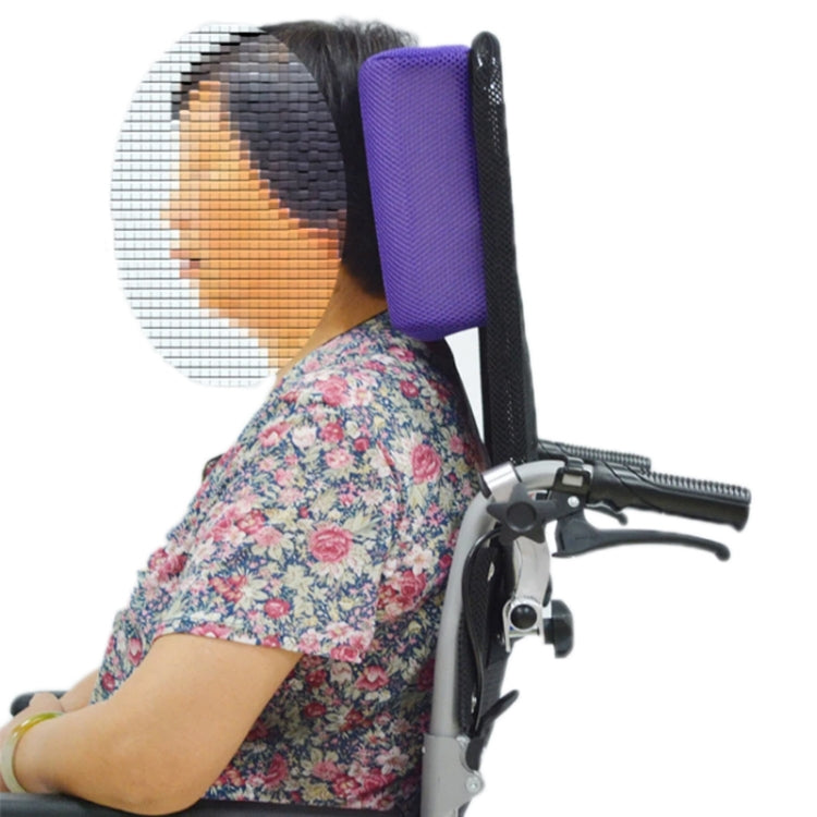 FZK+ Wheelchair Headrest Elderly Care Products(Black) by FZK+