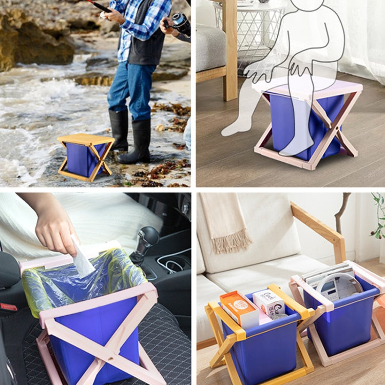 Multipurpose Portable Folding Toilet with Cover Outdoor Travel Emergency Toilet(Pink) by bashfashion