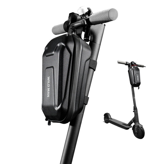 WILD MAN TS8 EVA Hard Shell Scooter Head Bag, Size: L(Black) by WILD MAN