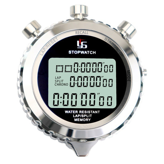 YS Metal Stopwatch 3 Rows Display Running Training Electronic Timers, Style: YS-560 60 Memories by bashfashion
