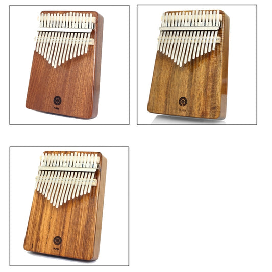 PURM Kalimba Thumbs Piano Beginner Piano Portable Musical Instrument, Color: 17 Tone Mahogany by bashfashion