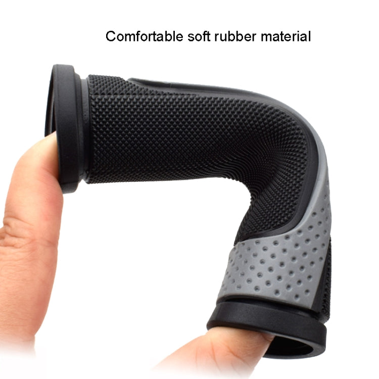 1 Pair FMFXTR Bicycle Grips Mountain Bike Non-Slip Rubber Grips, Style: Double Color Half Pass by FMFXTR