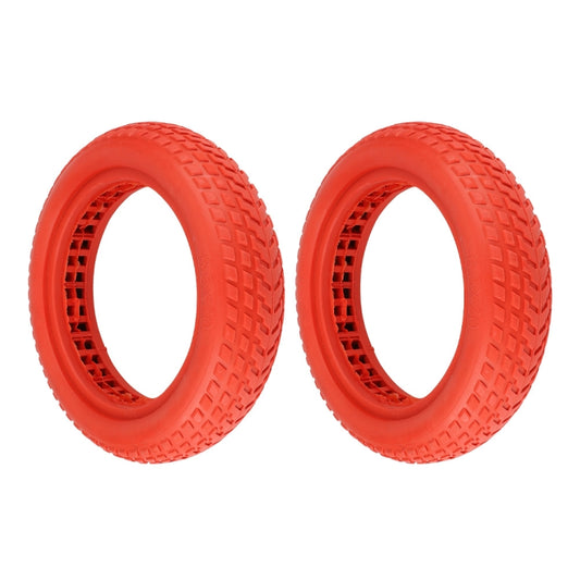 8.5 Inch Shock-absorbing Semi-solid Honeycomb Tire for Xiaomi M365 Electric Scooter(Red) by bashfashion