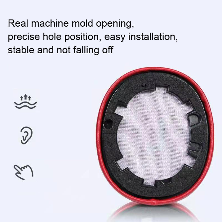 1 Pair Headphone Cover Earmuffs for JBL TUNE700 T750BTNC T700BT(Black Protein Leather) by bashfashion