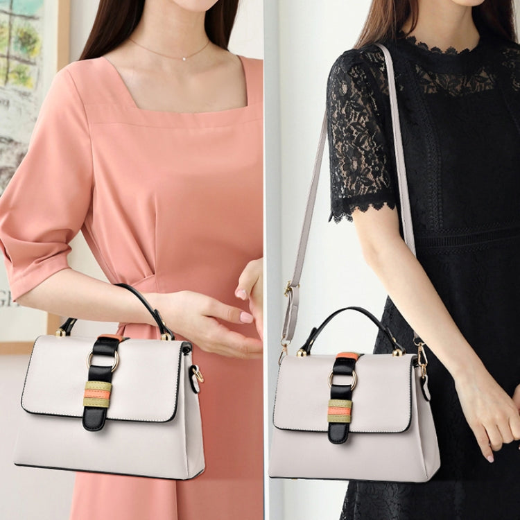 08818 Multifunctional Lady Small Square Handbag(Pink) by bashfashion