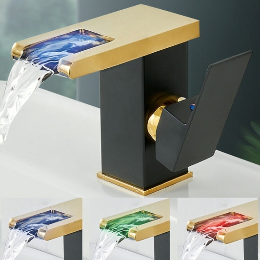 Smart Color-changing Temperature Recognition Faucet, Specification: B Style by bashfashion