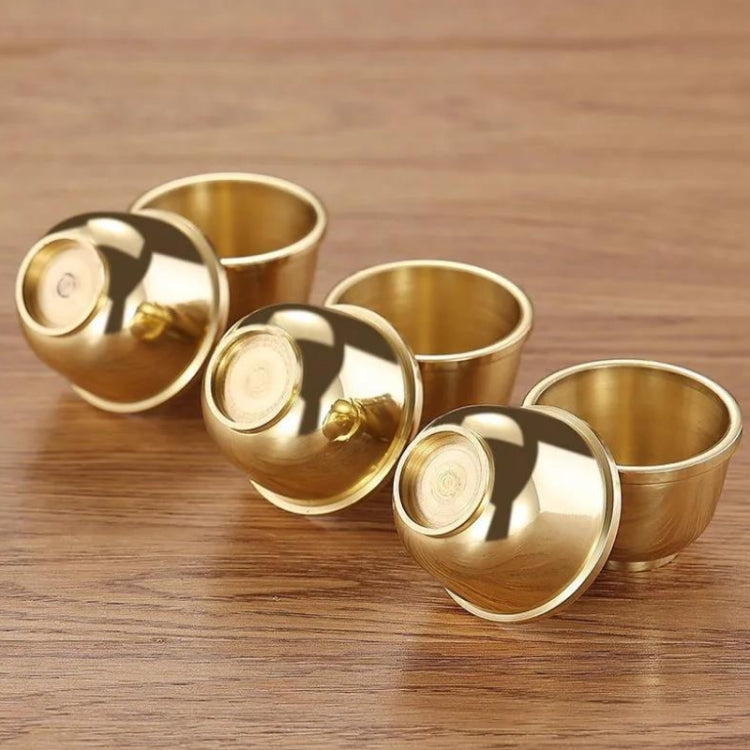 Pure Copper Thickened Water Cup For Buddha, Size: Medium(Copper Color OPP Package) by bashfashion