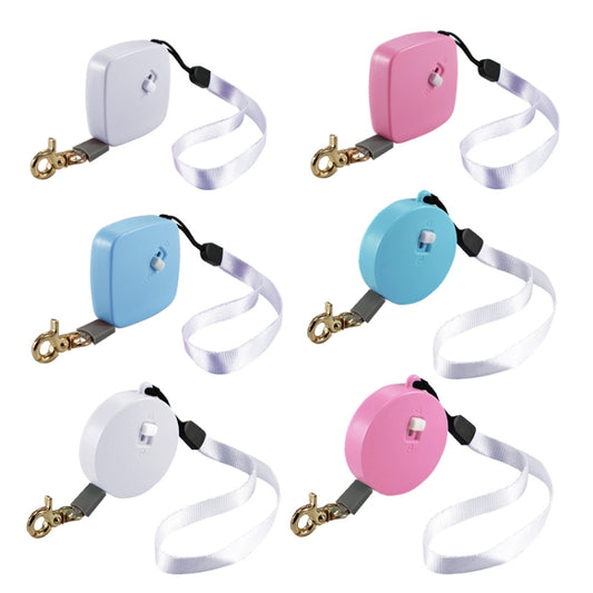Automatic Telescopic Dog Traction Rope Small Pet Retractor(Square Pink) by bashfashion