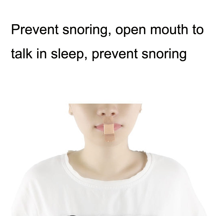 5 Sets Night Anti-snoring Sleep Talking Stop Snoring Sticker(Skin Color) by bashfashion