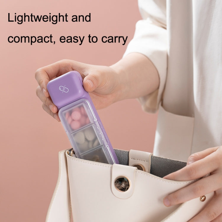 TR017 Portable Medicine Cutter Portable Mini 7 Days Sealed Separate Medicine Box(Pink) by bashfashion