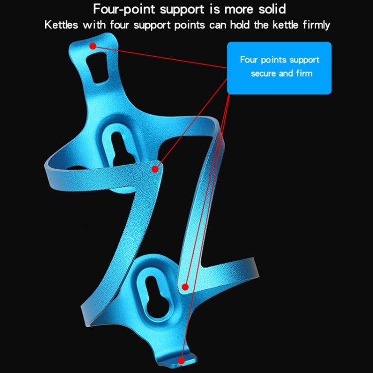 Bicycle Aluminum Alloy Kettle Frame(Black Bilateral With Base) by bashfashion