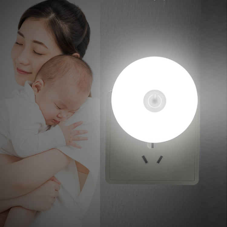 4 PCS LED Dimmable Energy-saving Plug-in Night Light, CN Plug(White) by bashfashion