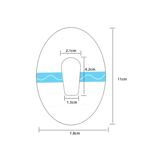 10 PCS 048 Blood Glucose Monitoring Probe Stickers Sweat-proof Sensor Adhesive Patch(Transparent) by bashfashion