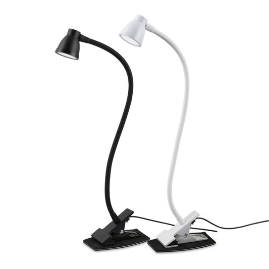 668A001 USB 360 Degree Bend Hose Desk Lamp, Spec: White Stepless Dimming by bashfashion