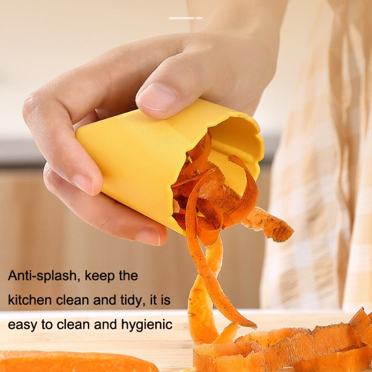 Kitchen Splash Resistant Stainless Steel Home Fruit Peeler(Apple Green) by bashfashion