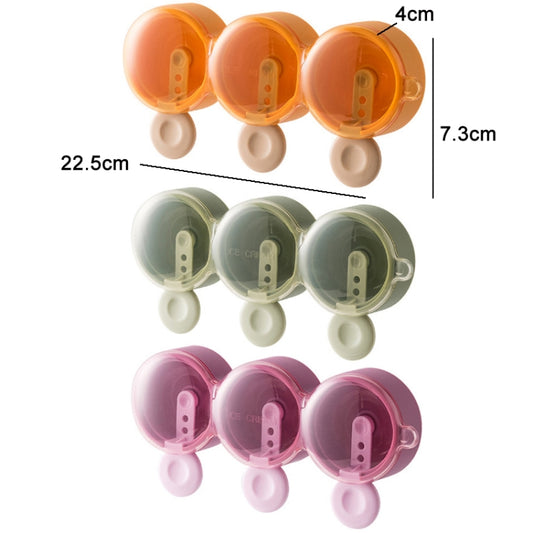 Children Homemade Donut Ice Cream Silicone Mold(Yellow) by bashfashion