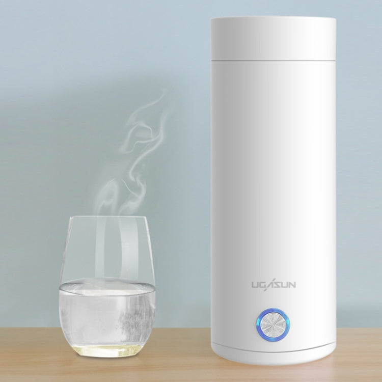 UGASUN Travel Portable Mini Electric Heated Water Cup, Color: EU Plug (Pink) by UGASUN