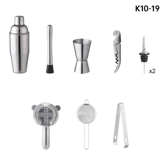 10 In 1 700ml Bamboo and Wood Stand Bartending Tools(K10-19) by bashfashion