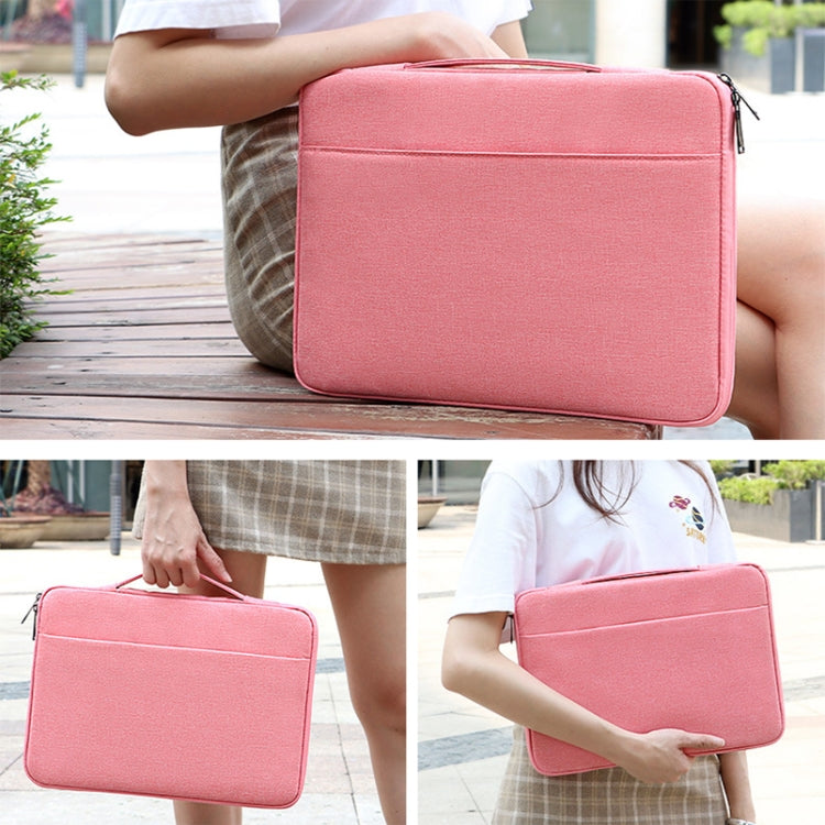 ND02 Waterproof Portable Laptop Case, Size: 14.1-15.4 inches(Beauty Pink) by bashfashion