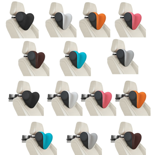 A09 Car Seat Headrest Memory Foam Comfortable Neck Pillow, Style: Without Stand (Orange) by bashfashion
