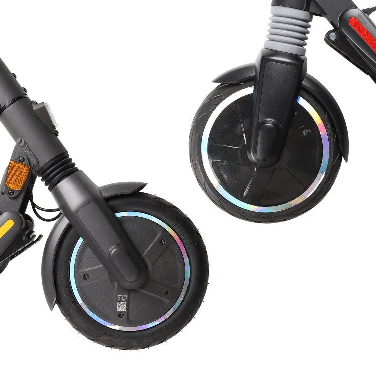 2 Sets Wheel Hub Protective Sticker For Scooter Bicycle Electric Vehicle(Yellow) by bashfashion