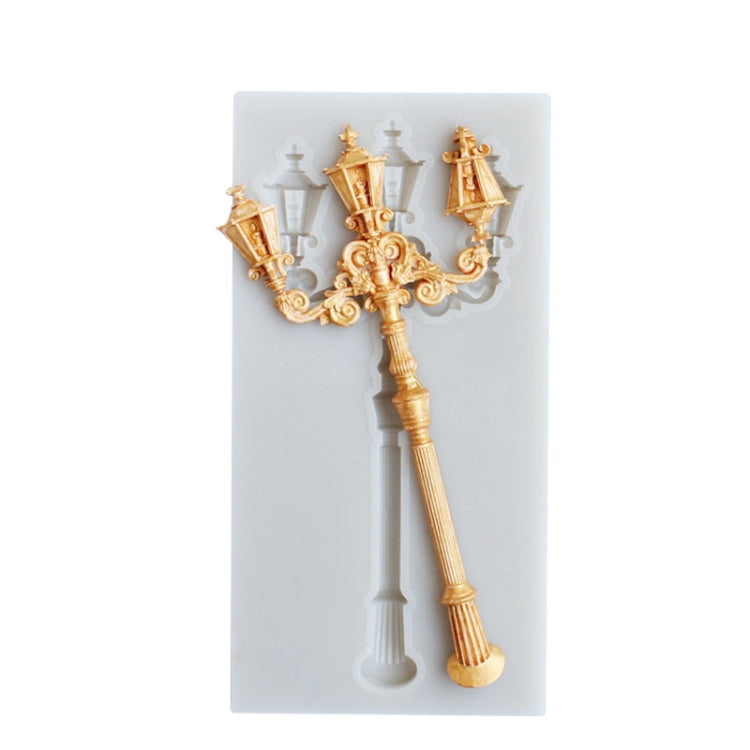 Retro Street Lamp Chocolate Clay Silicone Mold by bashfashion