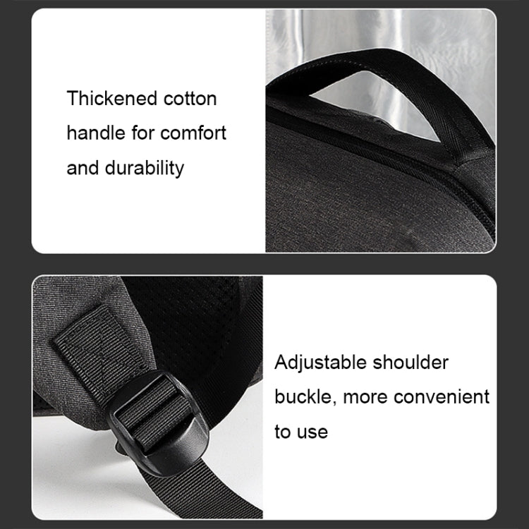 SJ08 Business Large Capacity Laptop Bag(Elegant Gray) by bashfashion