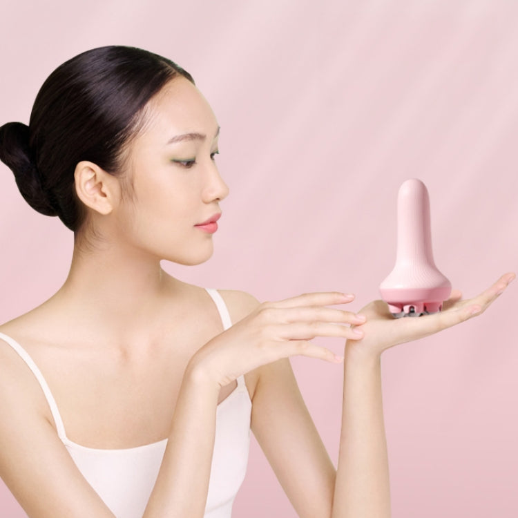 Inner Leg Exercise Muscle Relaxation Abdominal Shaping Roller Massager, Color: Pink Magnetic Ball Box by bashfashion