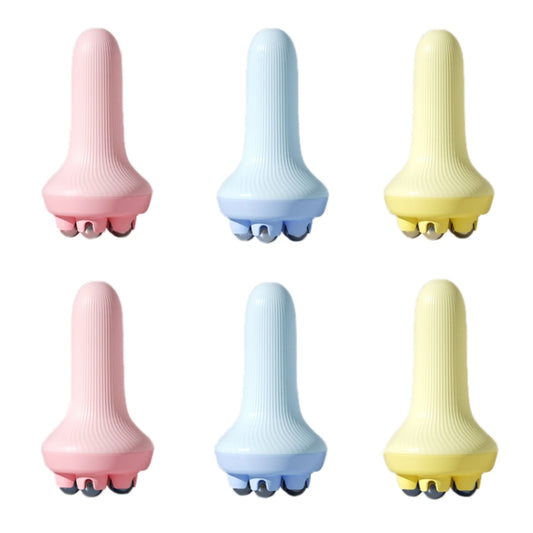 Inner Leg Exercise Muscle Relaxation Abdominal Shaping Roller Massager, Color: Yellow Magnetic Ball Box by bashfashion