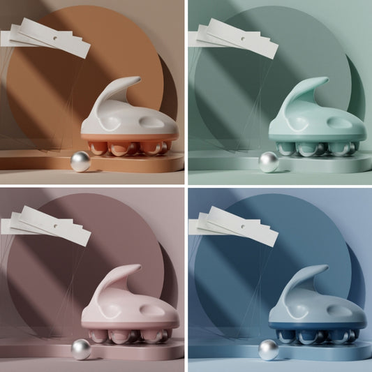 Calf Muscle Relaxation Abdominal Ball Meridian Massager, Color: Orange Steel Ball OPP by bashfashion