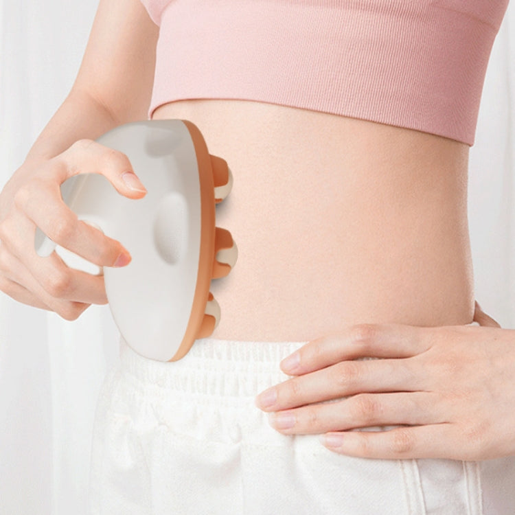 Calf Muscle Relaxation Abdominal Ball Meridian Massager, Color: Blue Steel Ball OPP by bashfashion