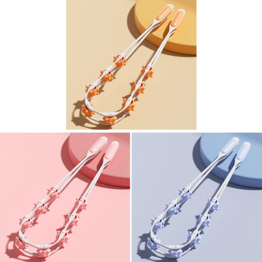 Shoulder Neck&Back Dredging Meridian Manual Roller Massager(Sky Blue) by bashfashion