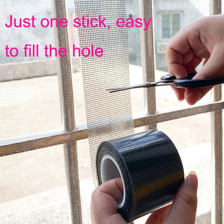 5cm x 2m Door Curtain Mosquito Net Screen Window Anti-mosquito Repair Subsidy(Gray) by bashfashion