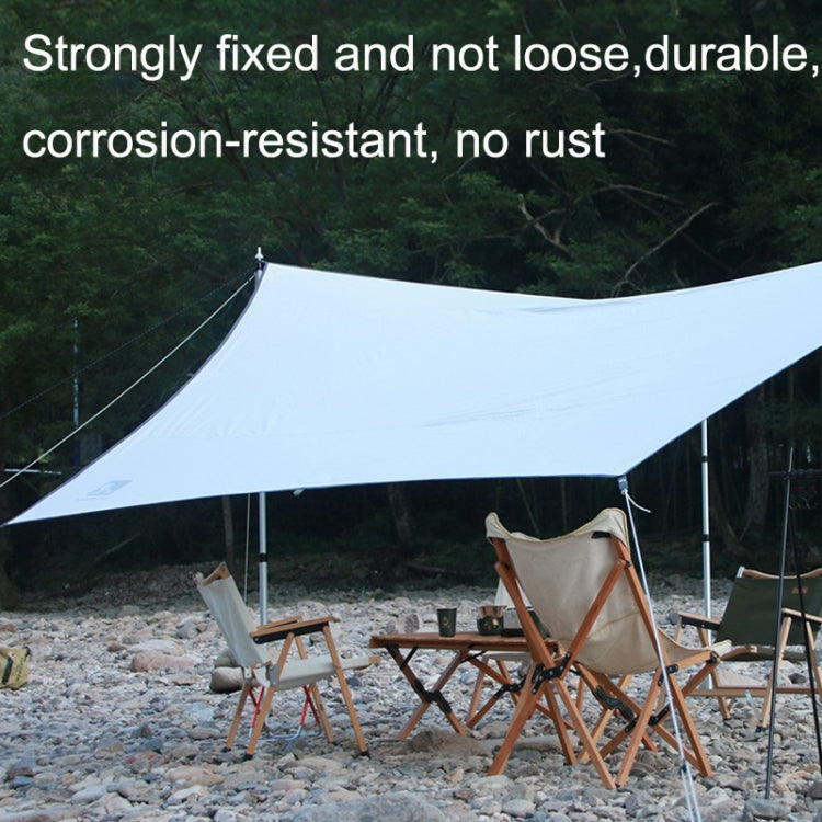 HIKEMAN Enlarged Aperture Outdoor Camping Canopy Pole Holder, Style: Adjustment (Black) by HIKEMAN