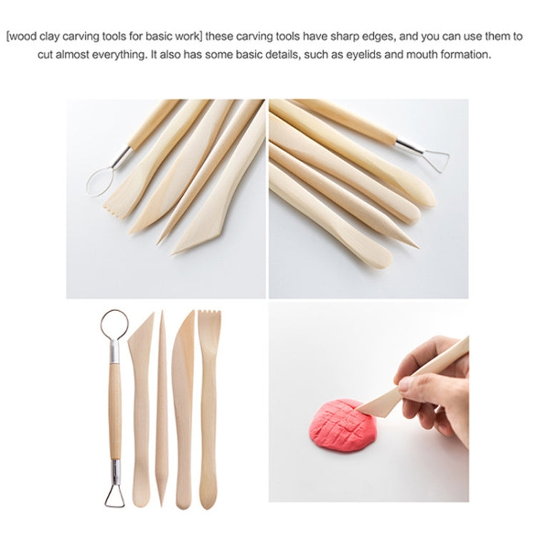 24 In 1 Pottery Tool Set Pottery Clay Stone Carving Knife DIY Clay Combination Tool by bashfashion