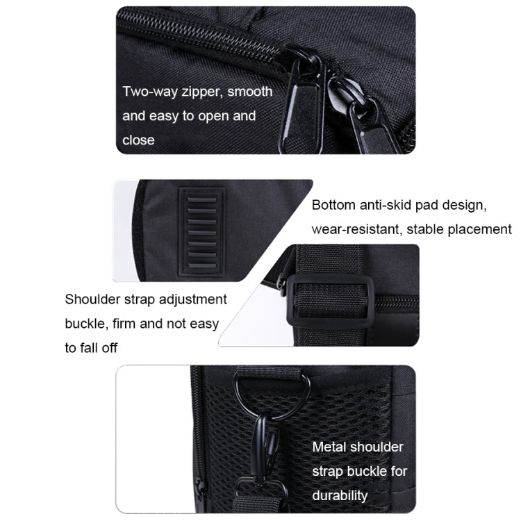 JRC MR70 SLR Single-shoulder Messenger Bag, Size: S(Black) by JRC