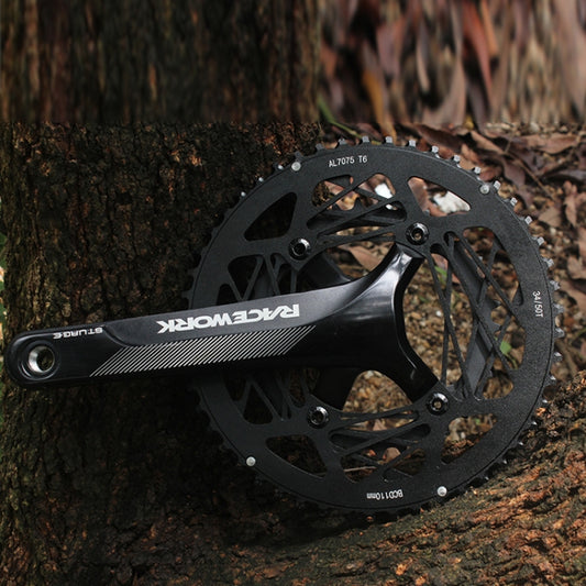 RACEWORK RKRFA Road Bike Aluminum Alloy 22-speed Crankset, Spec: 53-39T with BB by RACEWORK