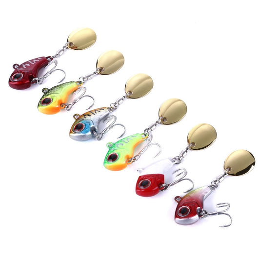 HENG JIA Distant Rotation Sequin VIB Fake Bait, Specification: 13g(6 Colors) by HENG JIA