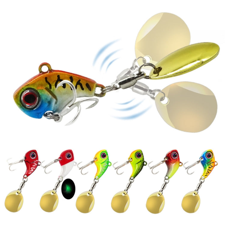 HENG JIA Distant Rotation Sequin VIB Fake Bait, Specification: 16g(6 Colors) by HENG JIA