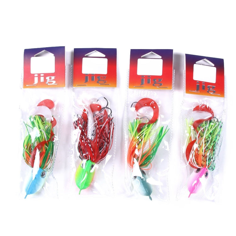 HENGJIA JIG Fish Head Beard Lead Hook, Specification: 60G(No. 4) by HENGJIA